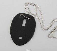 LEATHER NECK CHAIN POLICE BADGE HOLDER FIT FOR All badges