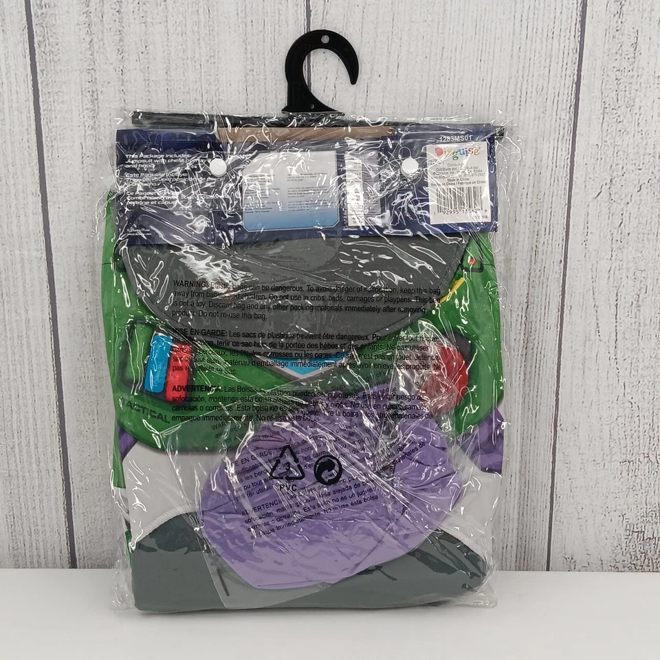 Disfarce Disney Pixar Buzz Lightyear Space Ranger Fantasia Infantil Tamanho M (7-8) SH - Imagem 2 de 4