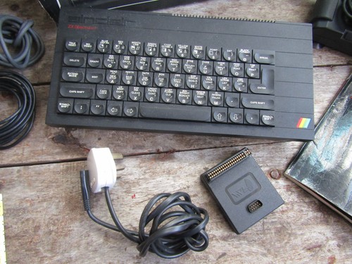 Vintage ZX Spectrum+ Computer - Joy Stick - Accessories - Original Box - 1980s - Afbeelding 5 van 9