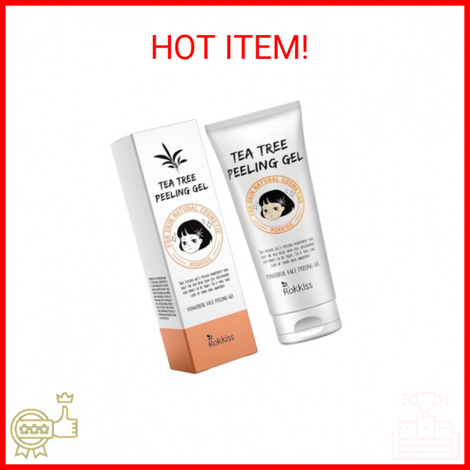 Tea Tree Peeling Gel (4.1fl oz) - Gentle Exfoliating Gel for Face & Body with Na