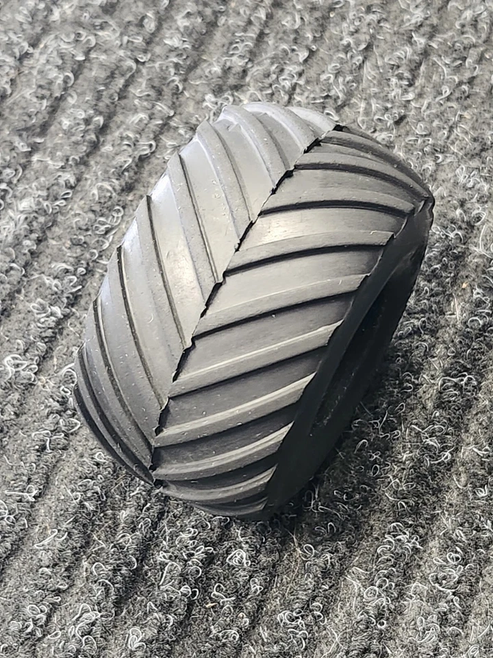 Original Big Monster Rubber Tire (Left) For Radio Shack Dash RC 4x4 Truck OEM - Image 3 of 4