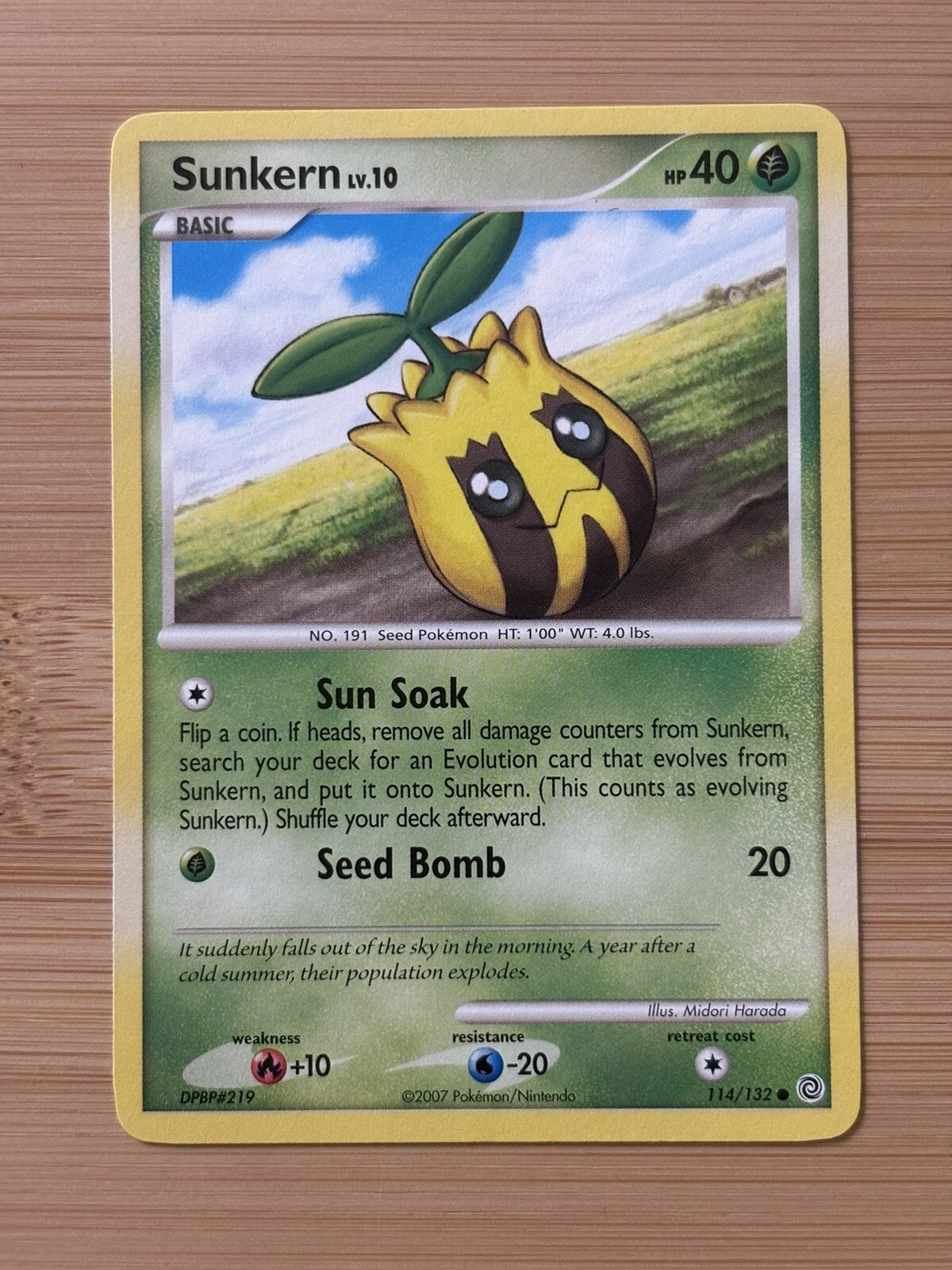 Sunkern 114/132 Secret Wonders Regular Common Pokémon Card TCG