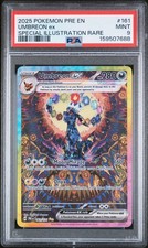 Pokemon Umbreon EX Prismatic Evolutions 161/131 Special Illustration Rare PSA 9