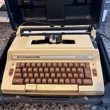 Vintage Smith Corona Deville Cartridge I Electric Typewriter Worh Case Tested thumbnail