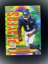 2025 Topps Chrome Football NFL #PP-25 Malik Nabers Power Players Refractor