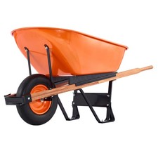 Uimoso Brouette à une roue large 40 cm, chariot de jardin, capacité 150 kg