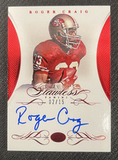 2015 PANINI FLAWLESS ROGER CRAIG #S-RC AUTO #ed 2/15