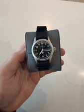 Hamilton Khaki Field Quartz Watch 33mm Black Dial, NATO Strap, H69301430