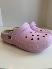 Crocs Classic Lined Clog Pink. Size M5/W7 sh2
