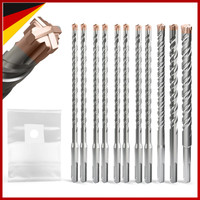 Bohrerset 11-Teilig Sds Plus Hartmetall 4-14Mm FüR Beton Mauerwerk Stein