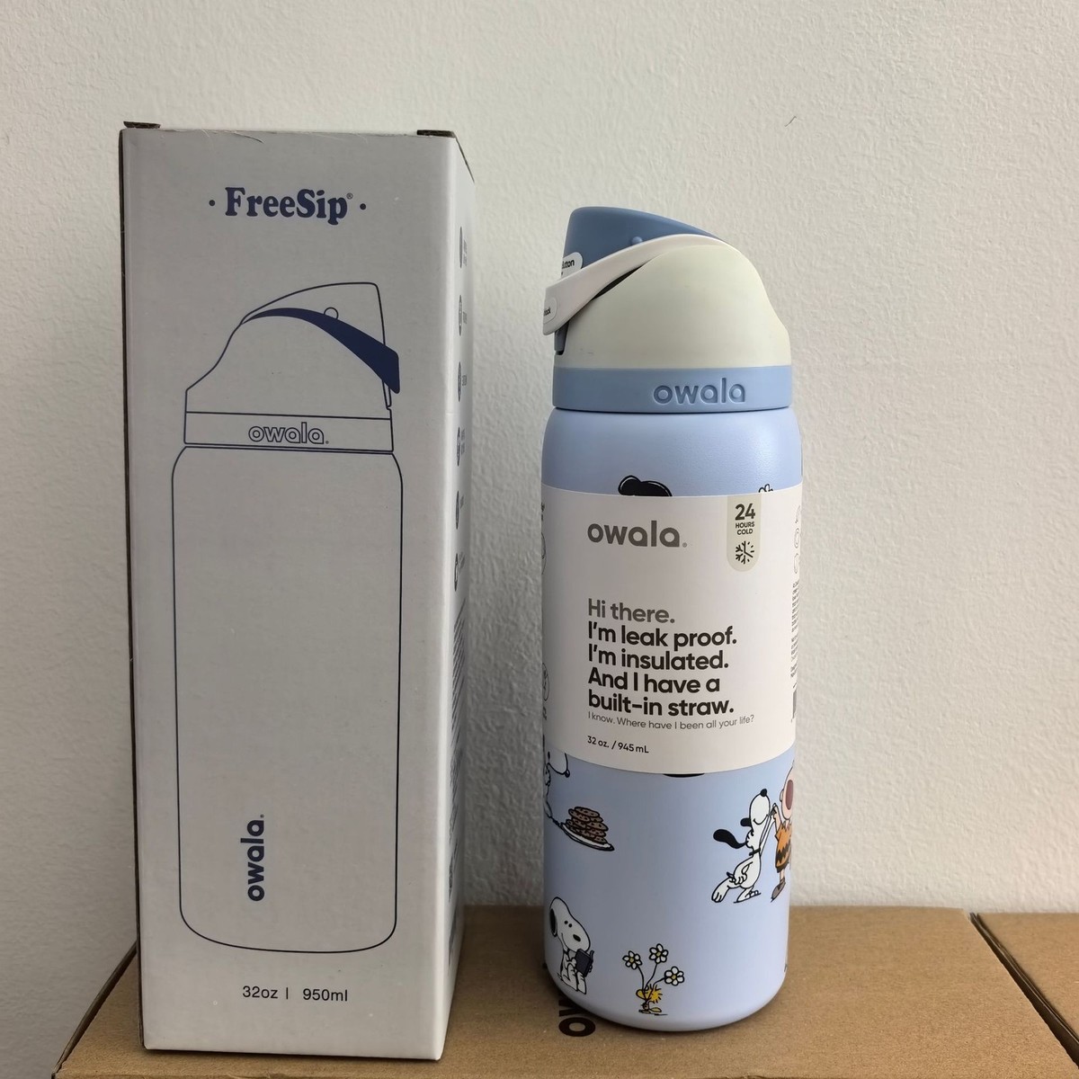 Owala Snoopy Water Bottle Exclusive Tumbler 32/24oz Gift -Choose