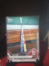 2025 TOPPS NOW MLB #570 YOHEL POZO GETS HELPING HAND USING SPECIAL BAT PR:886