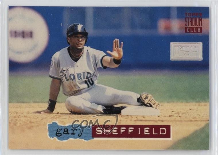 1994 Topps Stadium Club 1st Day Issue /2000 Gary Sheffield #4 7xr
