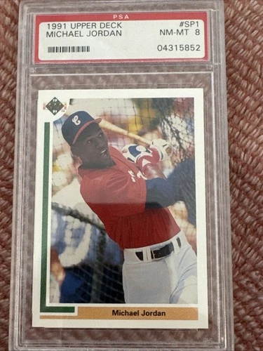 1991 Upper Deck Short Print Michael Jordan #SP1 Graded By PSA 8