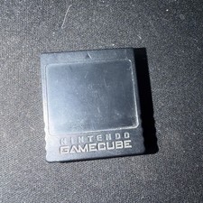 Official Nintendo GameCube Black Memory Card  DOL-014 Genuine OEM