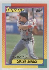 1990 Topps Traded Factory Set White Back Carlos Baerga #6T v6g