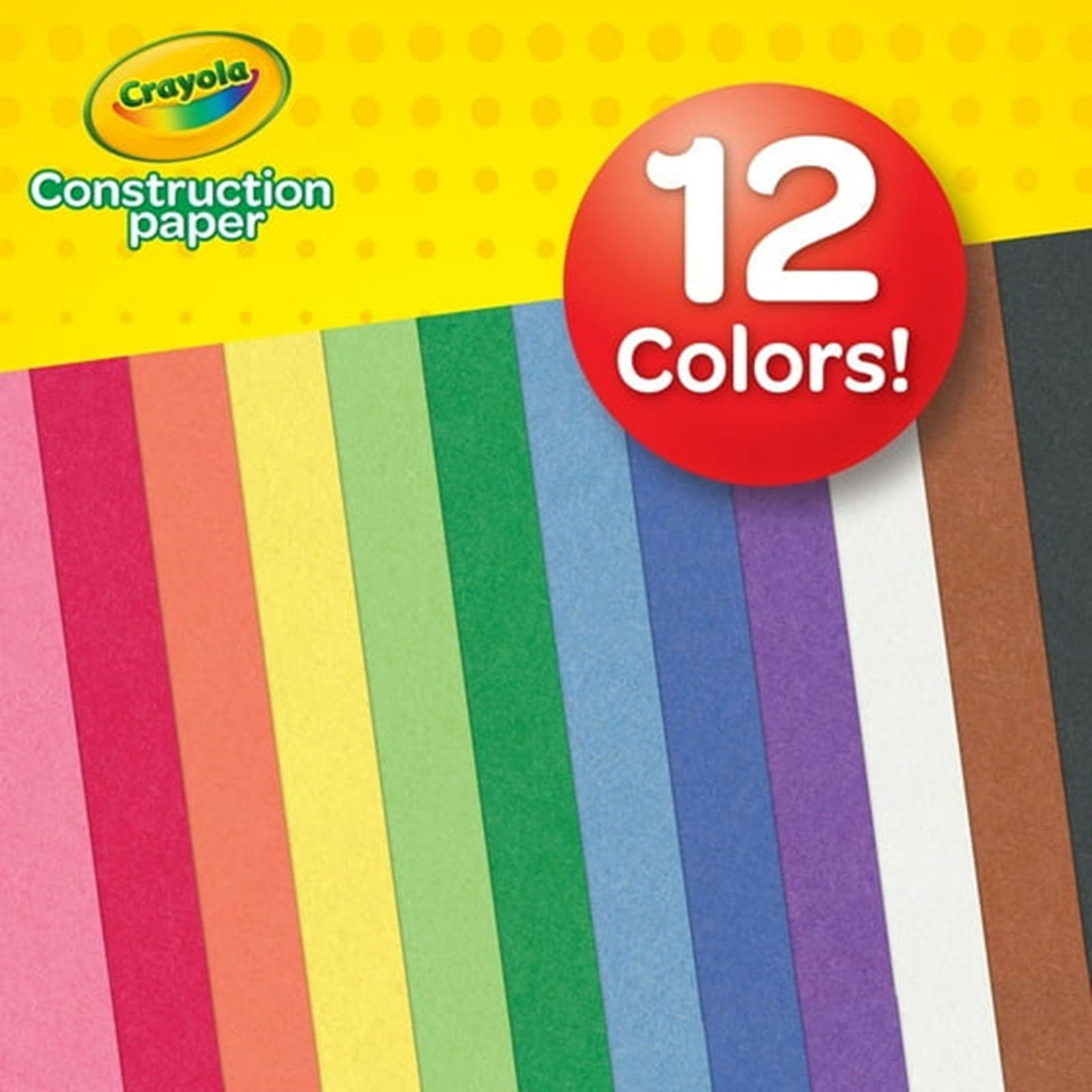 Crayola Construction Paper, 10 Colors, 240 Sheets, Classroom Crafts