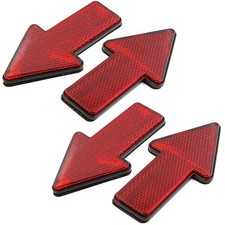 4-Inch Car Reflective Sticker Red Arrow Shape Vehicle Car Reflector Strips, P...