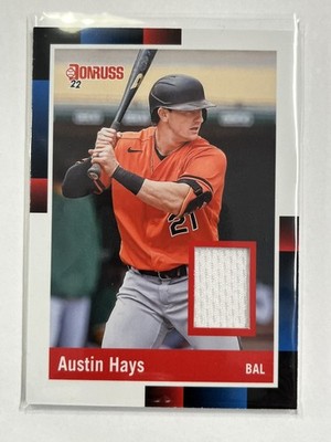 2022 Donruss Austin Hays 1988 Retro Materials JERSEY RELIC #R88M-AH Orioles