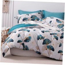 100 Long-Staple Cotton Duvet Queen 90"x90" Teal - Kaycee No Comforter 