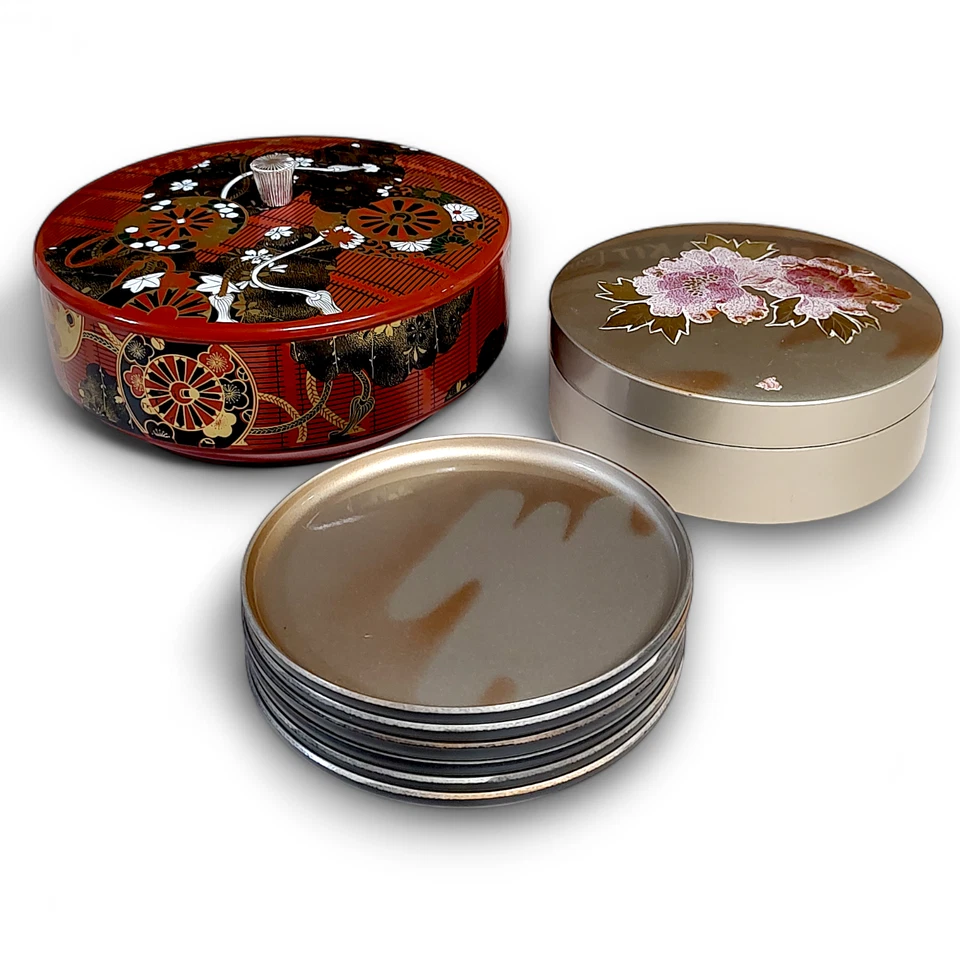 Juego de platos de sushi DAVAR vintage de 10 piezas en cajas de anidación Foto 3 de 4