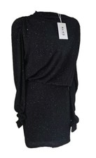 NAKD women's black dress. Size 8.  Glitter effect. BNWT