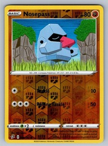 Nosepass 096/192 Rebel Clash Common Reverse Holo