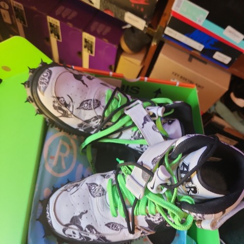 Size 11 - Nike Off-White x Air Force 1 SP Leather Mid Grim Reaper - Picture 7 of 24