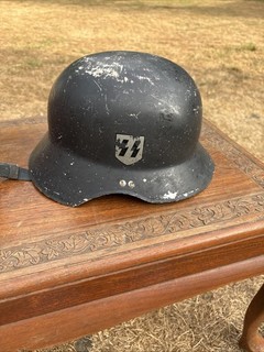 Post War West German Bund ZB / Civil Defense Helmet