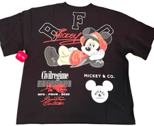 Civil Regime Mickey & Friends Oversized Vintage Wash Tee Shirt Adult Size Large