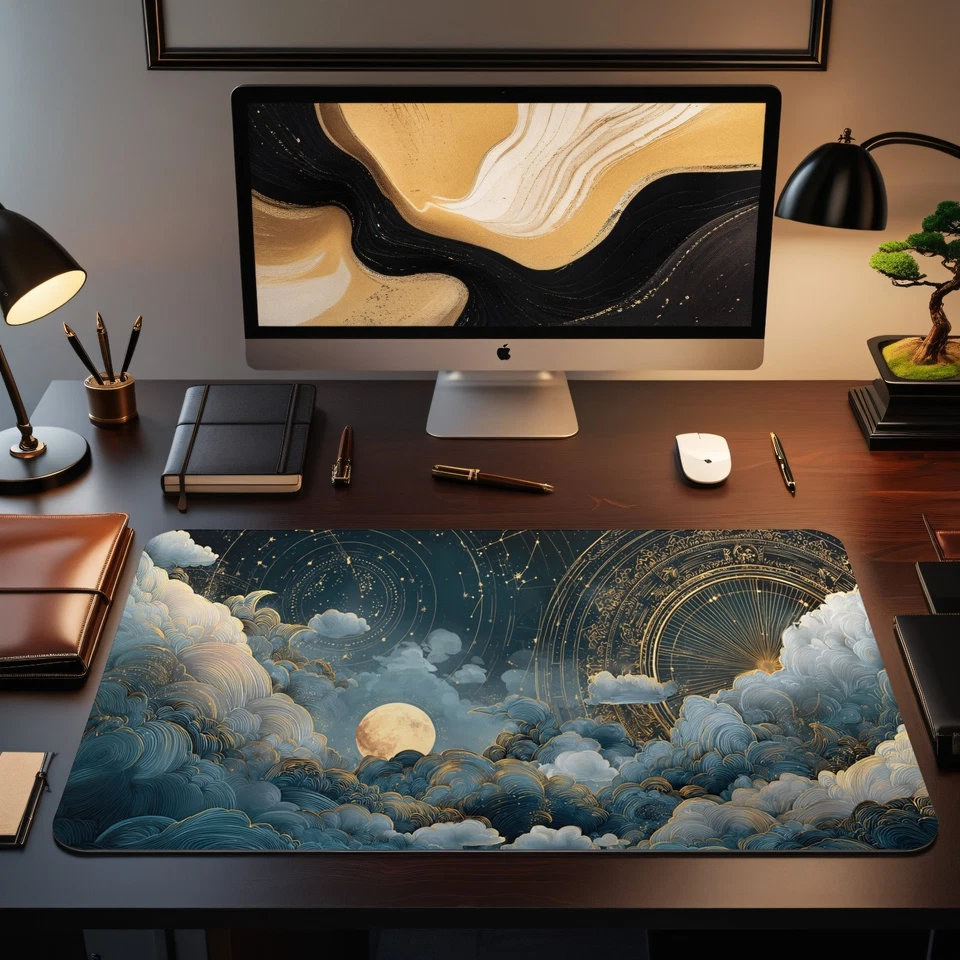 Alfombra de juego MTG | Alfombra de juego temática de noche celestial | Alfombra de juego no oficial Magic The Gathering Foto 2 de 4