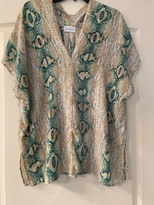 Adrienne Women's Large Snake Skin Shirt