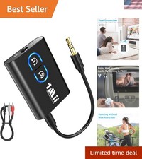 Long-Lasting Bluetooth 5.3 Transmitter for Wireless Headphones Speakers