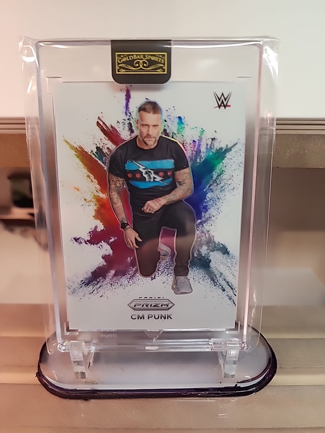 2024 Prizm WWE CM Punk Color Blast SSP No.2 RARE