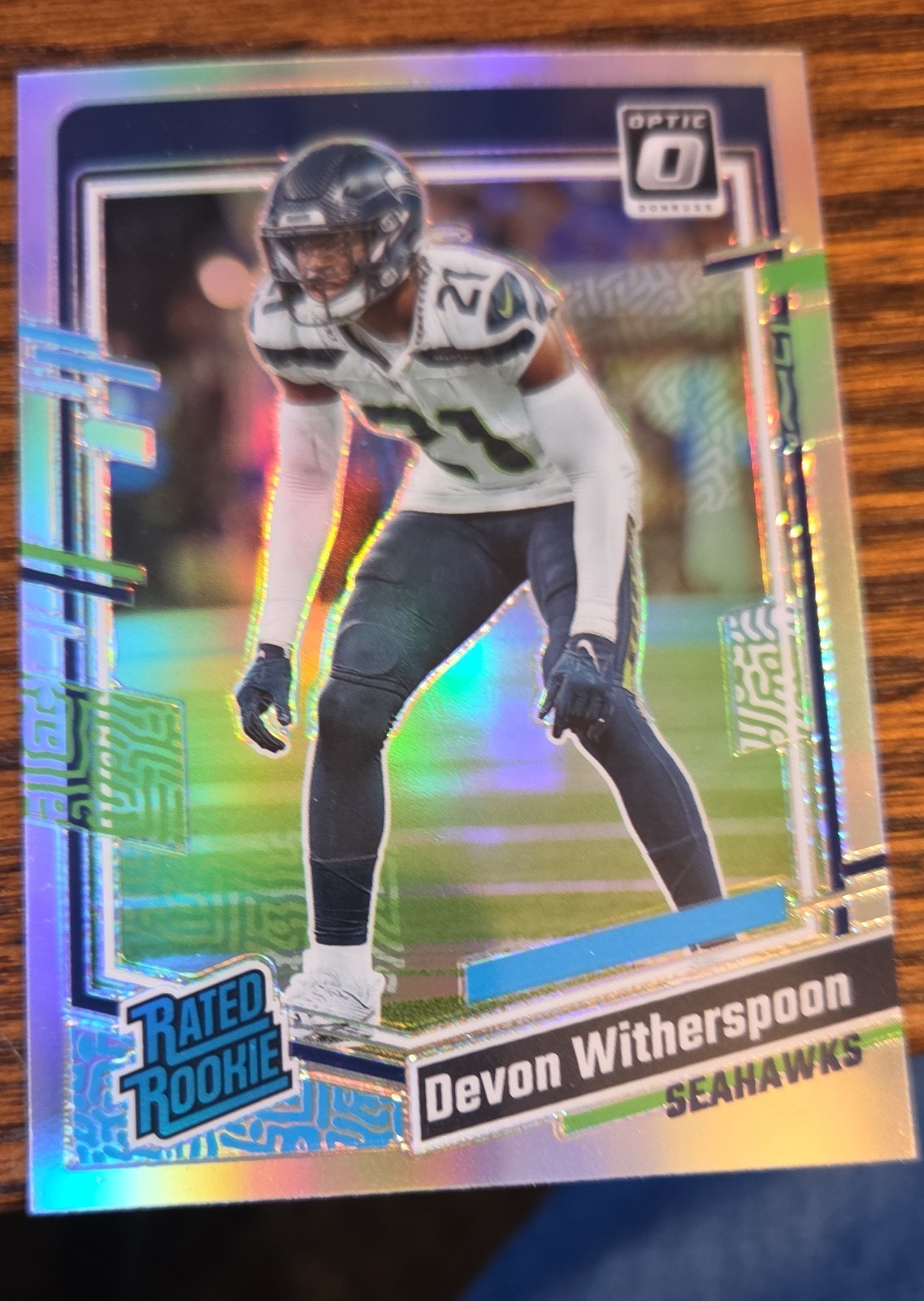 2023 Panini Donruss - Rated Rookie Devon Witherspoon #389 Optic Preview Holo...