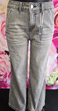 NWT Flamingals Women's 69213 Powder Gray Jeans Size Small 31 Inseam