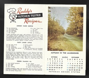 1956 Reddy Kilowatt "Cook Electrically" Kitchen Tested Recipes Brochure