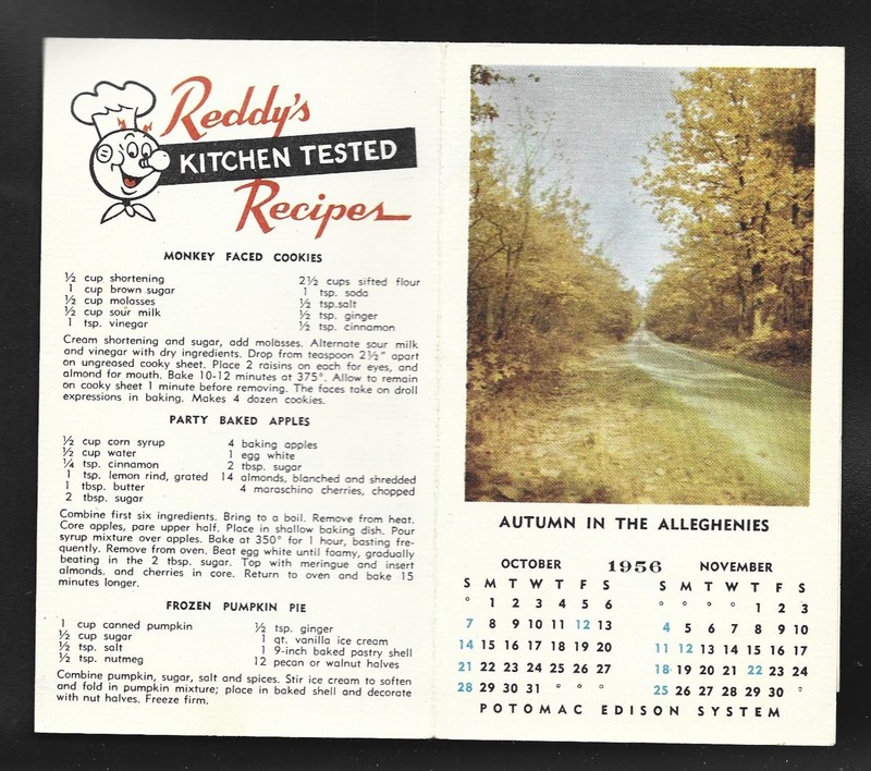 1956 Reddy Kilowatt "Cook Electrically" Kitchen Tested Recipes Brochure