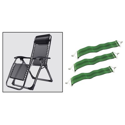 3 Pack Durable Garten Liege Befestigungs Riemen für Garten Terrasse Freizeit