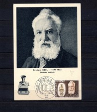 Carte Maximum 1er jour Monaco 1965  Graham BELL