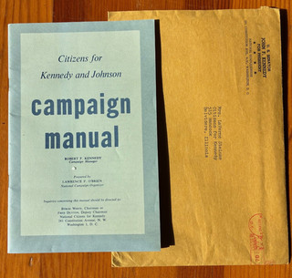 KENNEDY Campaign Manual 1960 1960 Manual w/ envelope No Reserve