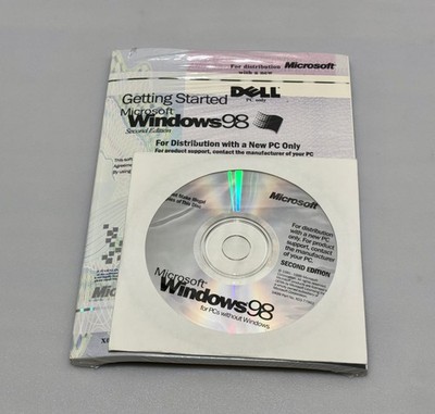 Microsoft Windows 98 Second Edition Full Operating System Dell OEM Used/New