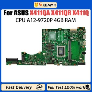 For   Laptop Motherboard X411QA for X411QA X411 X411Q X411QA X411QR​​ W/CPU *nl