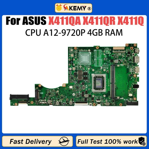 For   Laptop Motherboard X411QA for X411QA X411 X411Q X411QA X411QR​​ W/CPU *nl