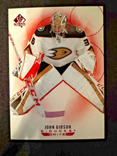 John Gibson [Limited Red] #63 2020 SP Authentic - Benefits HRC