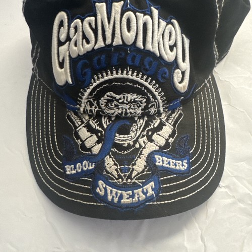 Gas Monkey Hat Men Strap Back Classic Blood Beers Sweat Gas Monkey Adj Hat