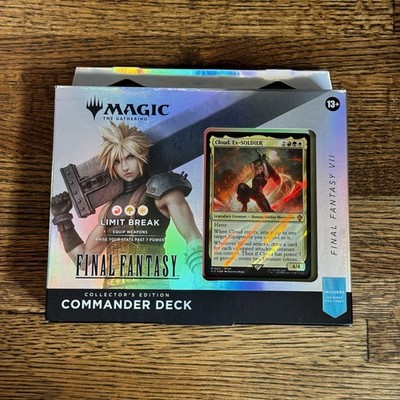 Magic The Gathering Final Fantasy Limit Break Commander Deck Collectors Edition