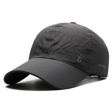 Men’s Quick Dry Running Cap Lightweight Breathable Sun Hat Outdoor Baseball Cap