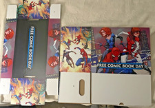 Spider-Man Spider-Verse Marvel Free Comic Book Day scatola portaoggetti NECA 2022 NUOVA