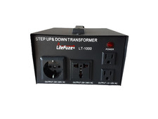 LiteFuze LT-1000 1000W Heavy Duty Step Up  Down Voltage Transformer - UNTESTED